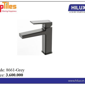 Vòi lavabo NL đồng mạ Crom Hilux 8661-Grey