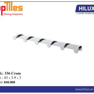 Mắc áo đơn đồng mạ Crom Hilux 336