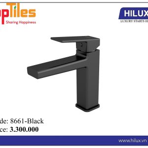 Vòi lavabo NL đồng mạ Crom Hilux 8661-Black