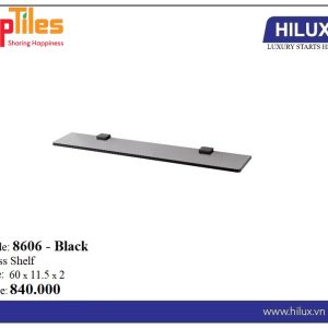 Kệ kính dưới gương màu đen Hilux 8606-Black