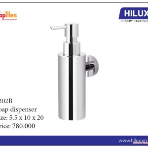 Bình xà bông Đồng mạ Crom Hilux 8202B