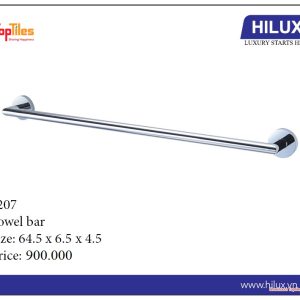 Thanh treo khăn đơn Đồng mạ Crom HILUX 8207