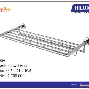Vắt Khăn Giàn 2 Tầng Bản Gập Đồng mạ Crom HILUX 8209