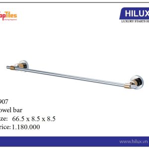 Thanh treo khăn đơn đồng mạ vàng Hilux 8907