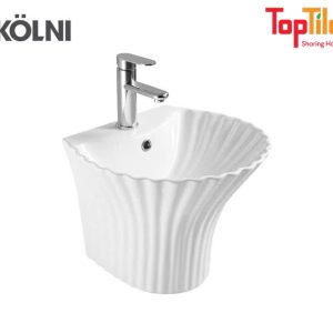 Chậu treo liền khôi chân lửng Kolni 5900